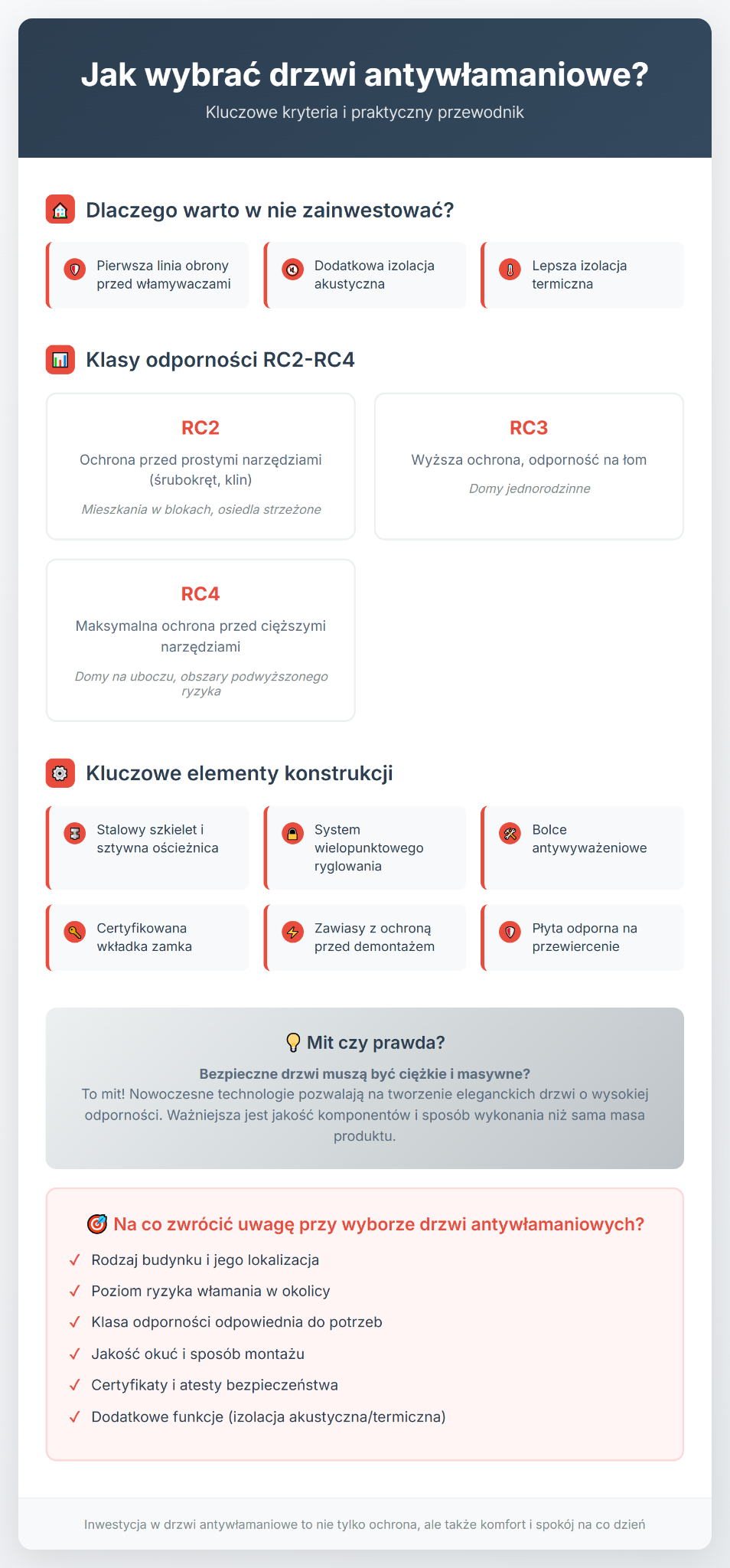 Jak wybrać drzwi antywłamaniowe?