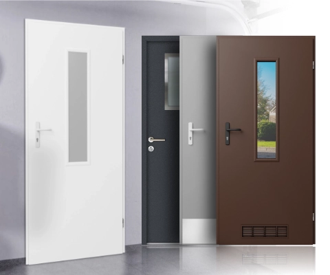 Bogata oferta drzwi technicznych do zastosowań w domu i firmie.