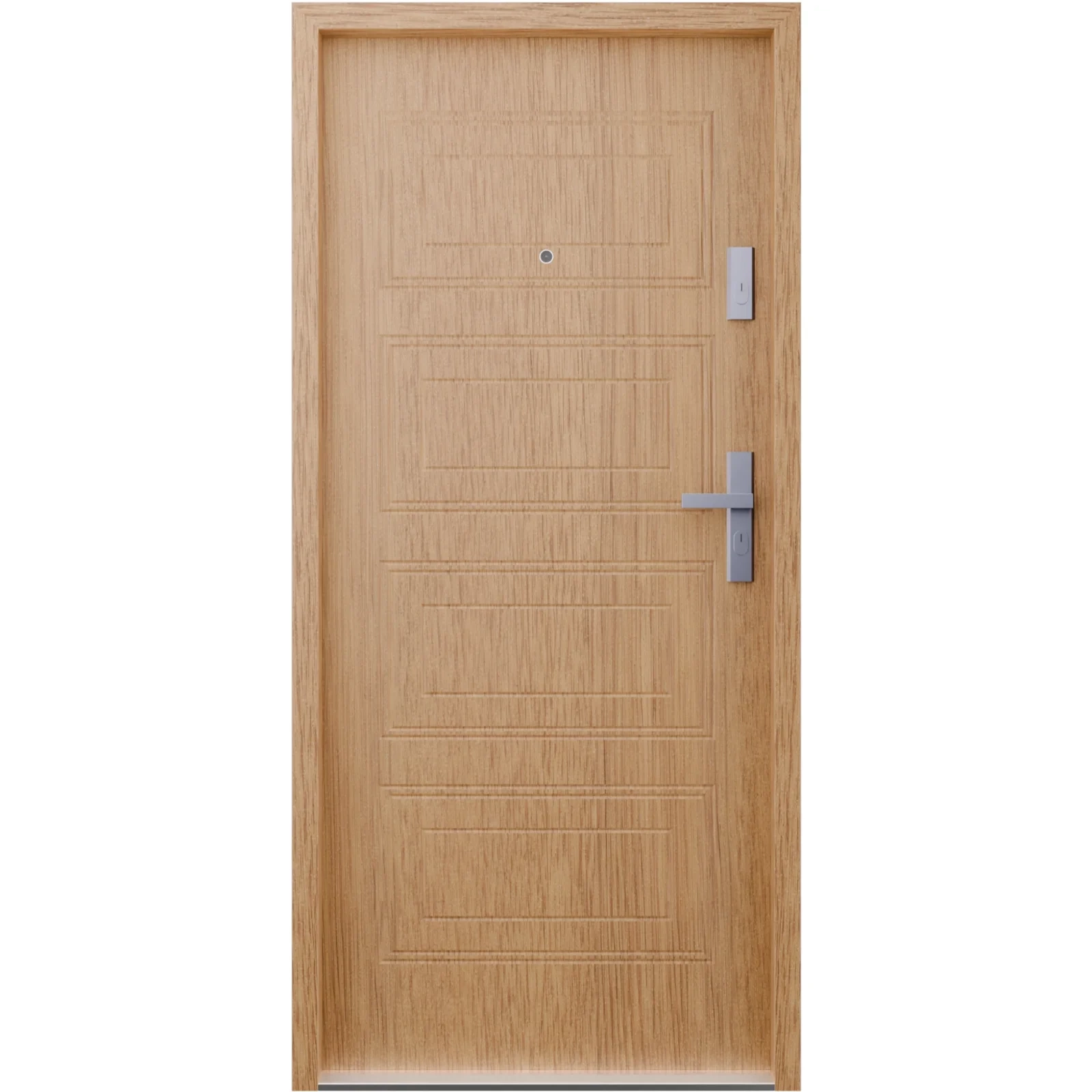 Ekonomiczne drzwi wewnątrzklatkowe wejściowe do mieszkania z klatki schodowej 55 mm stalowe winchester T34