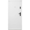Ekonomiczne drzwi wewnątrzklatkowe wejściowe do mieszkania z klatki schodowej 55 mm stalowe białe struktura T34
