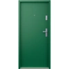Drzwi przeciwpożarowe EI30 wewnątrzklatkowe dymoszczelne Sa S200 antywłamaniowe RC3 akustyczne 42 dB 55 mm stalowe gładkie zielone G00