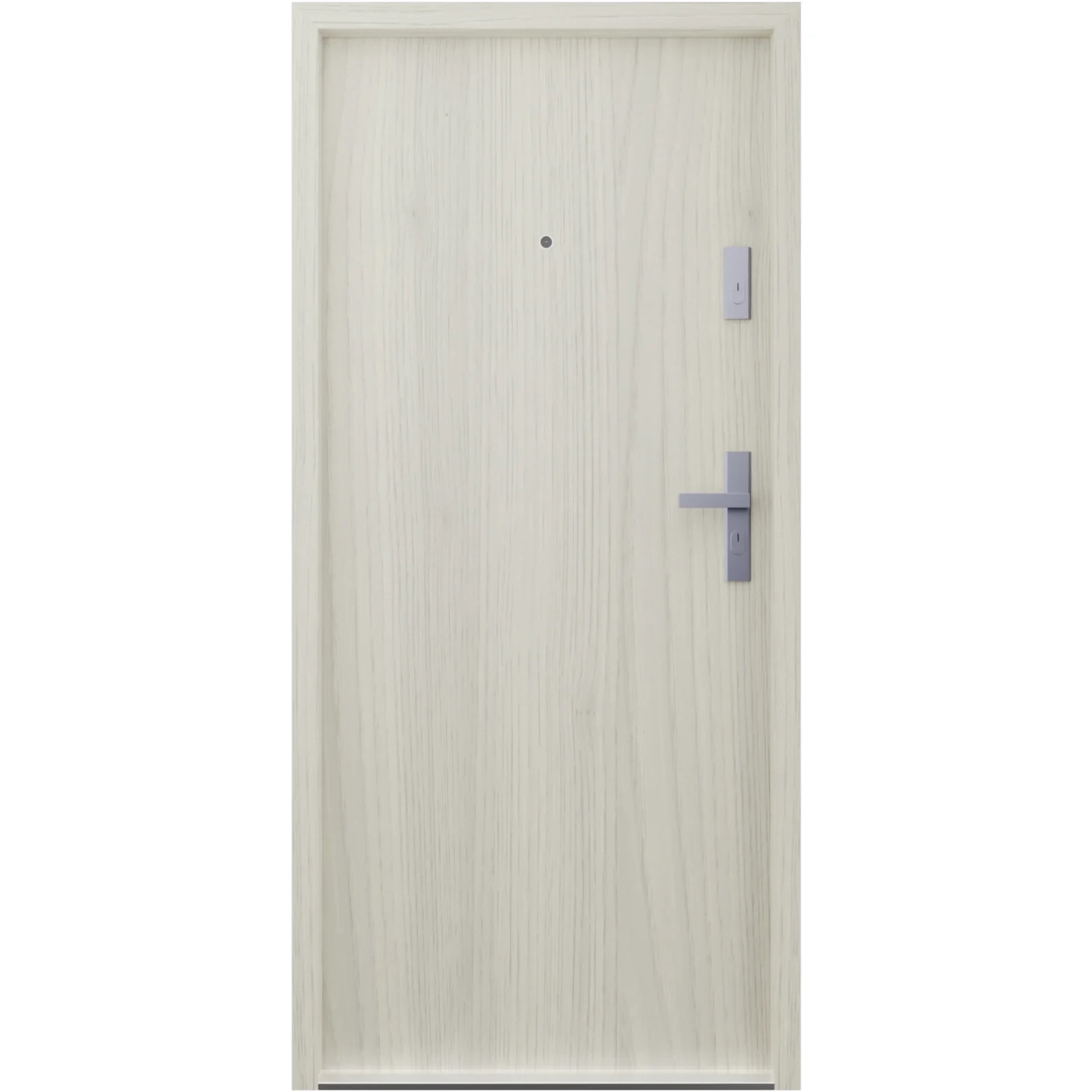 Drzwi przeciwpożarowe EI30 wewnątrzklatkowe dymoszczelne Sa S200 antywłamaniowe RC3 akustyczne 42 dB 55 mm stalowe gładkie dąb sheffield G00