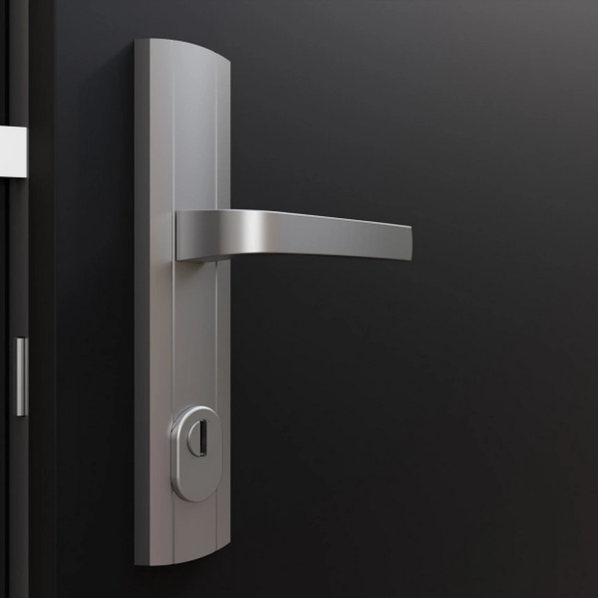 Drzwi wewnątrzklatkowe antywłamaniowe z Certyfikatem w klasie RC3 68mm stalowe akustyczne 44 dB dymoszczelne białe M02