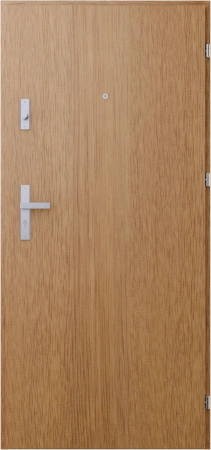 Drzwi wewnątrzklatkowe antywłamaniowe RC3 z Certyfikatem akustyczne wyciszające 47 dB 55 mm stalowe gładkie z klamką inox srebrną winchester G00