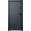 Drzwi wewnątrzklatkowe antywłamaniowe RC3 z Certyfikatem akustyczne wyciszające 47 dB 55 mm stalowe gładkie z klamką czarną antracyt db703 G00