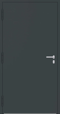 Drzwi zewnętrzne wejściowe domu aluminiowe na wymiar 90mm RC2 pochwyt/antaba Premium KOBBE energooszczędne RAL na zamówienie antracyt ral 7016 M02