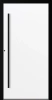Drzwi zewnętrzne wejściowe domu aluminiowe na wymiar 90mm RC2 czarna ościeżnica Premium KOBBE Ud od 0.8 RAL na zamówienie białe M20