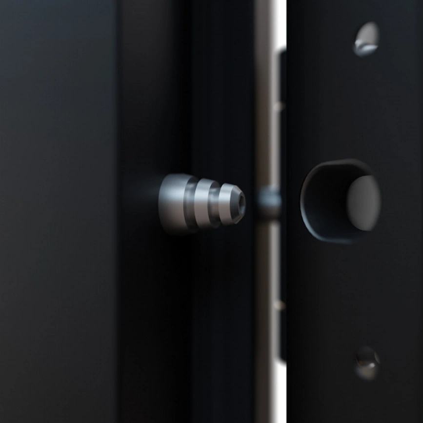 Drzwi wewnątrzklatkowe antywłamaniowe z Certyfikatem w klasie RC3 68mm stalowe akustyczne 44 dB dymoszczelne białe M02