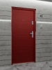Drzwi przeciwpożarowe EI30 wewnątrzklatkowe dymoszczelne Sa S200 antywłamaniowe RC3 akustyczne 42 dB 55 mm stalowe czerwone T34