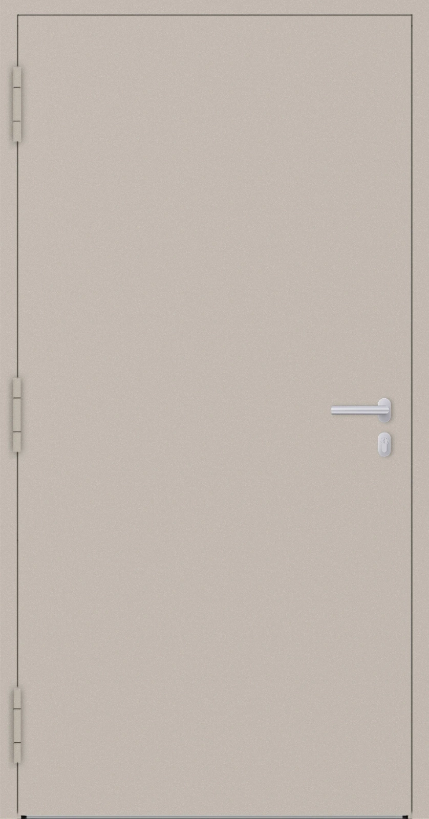 Drzwi zewnętrzne wejściowe domu aluminiowe na wymiar 90mm RC2 pochwyt/antaba Premium KOBBE energooszczędne RAL na zamówienie beżowe M00