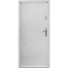 Drzwi klatkowe wejściowe do mieszkania w bloku wygłuszające 47 dB antywłamaniowe RC3 55 mm stalowe gładkie z klamką inox srebrną beton G00