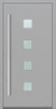 Drzwi zewnętrzne wejściowe domu aluminiowe na wymiar 90mm RC2 pochwyt/antaba Premium KOBBE energooszczędne RAL na zamówienie szare M03
