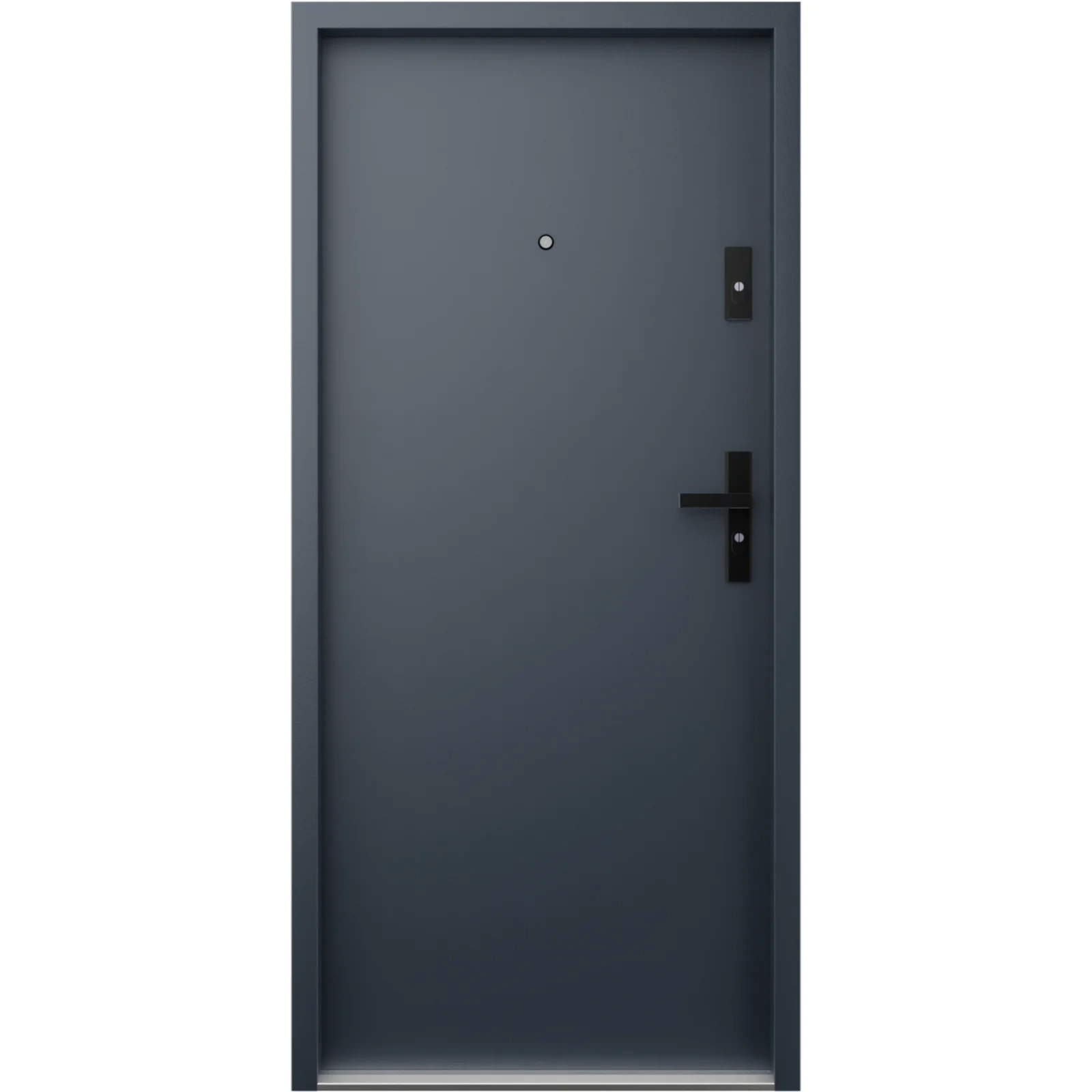 Drzwi wewnątrzklatkowe akustyczne wyciszające 42 dB antywłamaniowe RC2 55 mm stalowe antracyt db703 G00