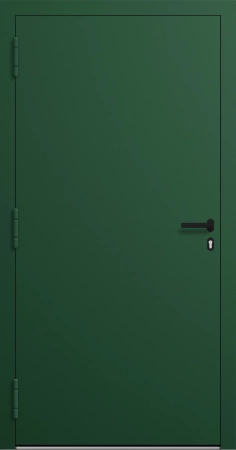 Drzwi zewnętrzne wejściowe domu aluminiowe na wymiar 90mm RC2 pochwyt/antaba Premium KOBBE energooszczędne RAL na zamówienie zielone M22