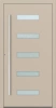 Drzwi zewnętrzne wejściowe domu aluminiowe na wymiar 90mm RC2 pochwyt/antaba Premium KOBBE energooszczędne RAL na zamówienie beżowe M11