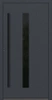 Drzwi zewnętrzne wejściowe domu aluminiowe na wymiar 90mm RC2 pochwyt/antaba Premium KOBBE energooszczędne RAL na zamówienie antracyt db703 M21