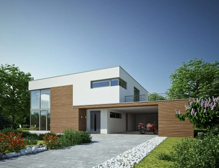 Drzwi zewnętrzne do domu aluminiowe 75 mm na wymiar klamka i antaba inox Superial SL75 energooszczędne z szybą czerwono brązowe M08
