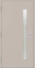 Drzwi zewnętrzne wejściowe domu aluminiowe na wymiar 90mm RC2 pochwyt/antaba Premium KOBBE energooszczędne RAL na zamówienie beżowe M14