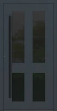 Drzwi zewnętrzne wejściowe domu aluminiowe na wymiar 90mm RC2 pochwyt/antaba Premium KOBBE energooszczędne RAL na zamówienie antracyt ral 7016 M29