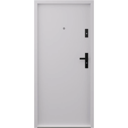 Drzwi wewnątrzklatkowe akustyczne wyciszające 42 dB antywłamaniowe RC2 55 mm stalowe szare G00