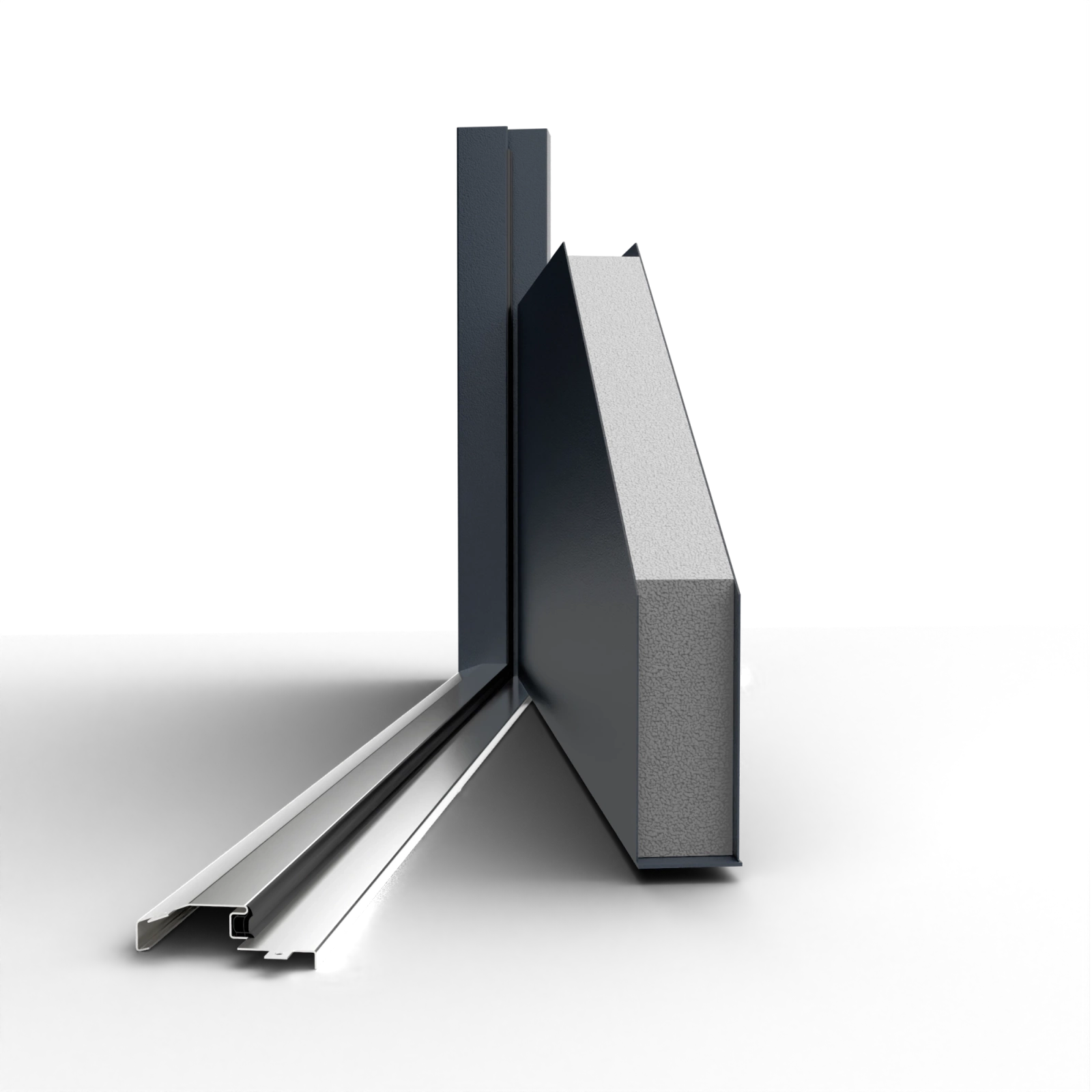 Drzwi zewnętrzne stalowe do domu Weno Black 72mm z antabą/pochwytem energooszczędne Ud=1.3 lustro weneckie szyba mleczna Program Czyste Powietrze