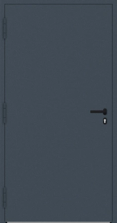 Drzwi zewnętrzne wejściowe domu aluminiowe na wymiar 90mm RC2 pochwyt/antaba Premium KOBBE energooszczędne RAL na zamówienie ciemny niebieski M20