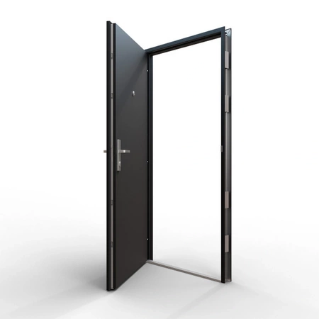 Drzwi wewnątrzklatkowe antywłamaniowe z Certyfikatem w klasie RC3 68mm stalowe akustyczne 44 dB dymoszczelne winchester M02