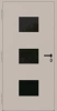 Drzwi zewnętrzne wejściowe domu aluminiowe na wymiar 90mm RC2 pochwyt/antaba Premium KOBBE energooszczędne RAL na zamówienie beżowe M310