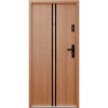 Ekonomiczne drzwi wewnątrzklatkowe wejściowe do mieszkania z klatki schodowej 55 mm stalowe złoty dąb A7