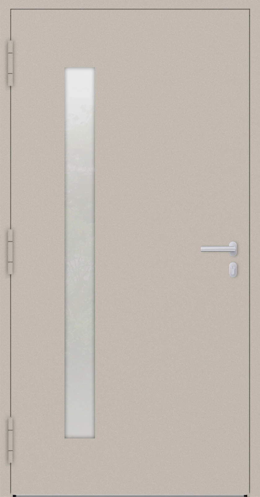 Drzwi zewnętrzne wejściowe domu aluminiowe na wymiar 90mm RC2 pochwyt/antaba Premium KOBBE energooszczędne RAL na zamówienie beżowe M04