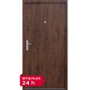 Drzwi wewnątrzklatkowe akustyczne 44 dB z Certyfikatem wyciszające stalowe antywłamaniowe RC3 68 mm dymoszczelne orzech M00