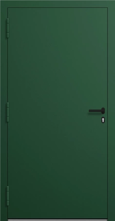 Drzwi zewnętrzne wejściowe domu aluminiowe na wymiar 90mm RC2 pochwyt/antaba Premium KOBBE energooszczędne RAL na zamówienie zielone M20