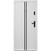 Drzwi wewnątrzklatkowe akustyczne wyciszające 42 dB antywłamaniowe RC2 55 mm stalowe biały drewnopodobny A7