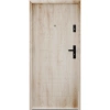Ekonomiczne tanie drzwi wewnątrzklatkowe wejściowe do mieszkania z klatki schodowej 55 mm stalowe dąb turner T34