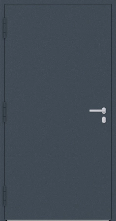 Drzwi zewnętrzne wejściowe domu aluminiowe na wymiar 90mm RC2 pochwyt/antaba Premium KOBBE energooszczędne RAL na zamówienie ciemny niebieski M00