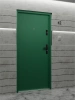 Drzwi przeciwpożarowe EI30 wewnątrzklatkowe dymoszczelne Sa S200 antywłamaniowe RC3 akustyczne 42 dB 55 mm stalowe gładkie zielone G00