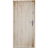 Ekonomiczne drzwi wewnątrzklatkowe wejściowe do mieszkania z klatki schodowej 55 mm stalowe dąb turner T34