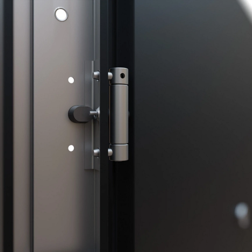 Drzwi wewnątrzklatkowe antywłamaniowe z Certyfikatem w klasie RC3 68mm stalowe akustyczne 44 dB dymoszczelne orzech M02