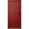 Drzwi przeciwpożarowe EI30 wewnątrzklatkowe dymoszczelne Sa S200 antywłamaniowe RC3 akustyczne 42 dB 55 mm stalowe gładkie czerwone G00