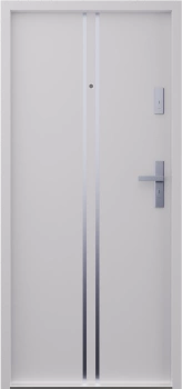 Drzwi przeciwpożarowe EI30 wewnątrzklatkowe dymoszczelne Sa S200 antywłamaniowe RC3 akustyczne 42 dB 55 mm stalowe z aplikacjami szare A7