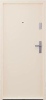 Drzwi przeciwpożarowe EI30 wewnątrzklatkowe dymoszczelne Sa S200 antywłamaniowe RC3 akustyczne 42 dB 55 mm stalowe gładkie beżowe G00