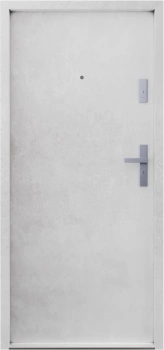 Drzwi przeciwpożarowe EI30 wewnątrzklatkowe dymoszczelne Sa S200 antywłamaniowe RC3 akustyczne 42 dB 55 mm stalowe gładkie beton G00