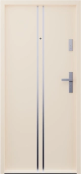 Drzwi przeciwpożarowe EI30 wewnątrzklatkowe dymoszczelne Sa S200 antywłamaniowe RC3 akustyczne 42 dB 55 mm stalowe beżowe A7