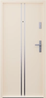 Drzwi przeciwpożarowe EI30 wewnątrzklatkowe dymoszczelne Sa S200 antywłamaniowe RC3 akustyczne 42 dB 55 mm stalowe beżowe A7