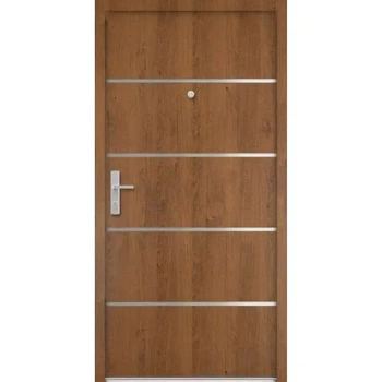 Drzwi wewnątrzklatkowe akustyczne 44 dB z Certyfikatem wyciszające stalowe antywłamaniowe RC3 68mm dymoszczelne winchester M02