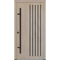 Drzwi zewnętrzne wejściowe do domu stalowo aluminiowe 82 mm DS82 U <= 0,68 antaba klamka czarna Program Czyste Powietrze M64