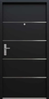 Drzwi wewnątrzklatkowe antywłamaniowe z Certyfikatem w klasie RC3 68 mm stalowe akustyczne 44 dB dymoszczelne antracyt db703 M02